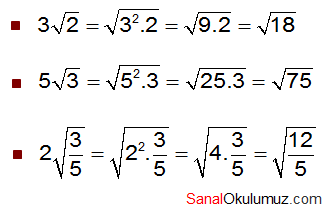 kök içine alma