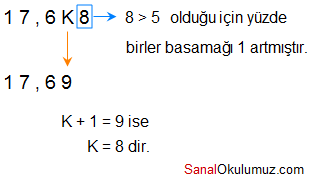 ondalık gösterimleri yuvarlama çözüm 4